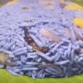 Purple leaf coocked with rice
